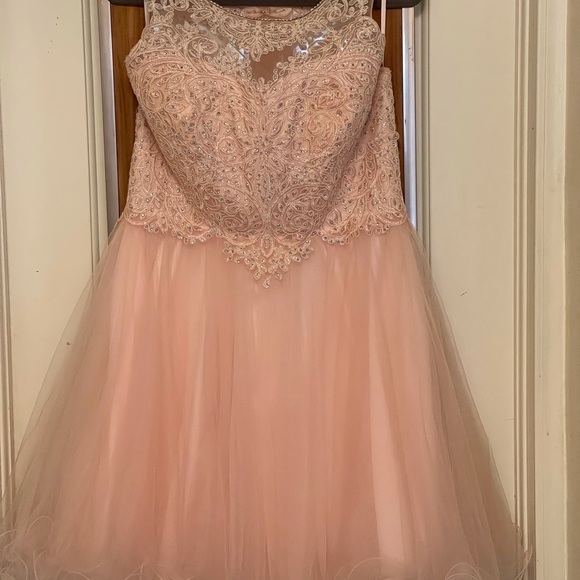 Formal mini dress worn one time. - Picture 3 of 4